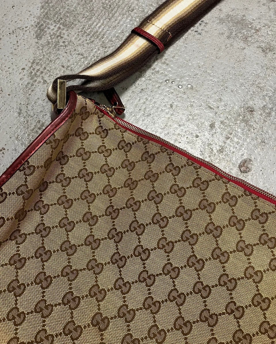 AW2007 Gucci Beige GG Monogram Heart Shoulder Bag by Frida Giannini zMiIdNK 5