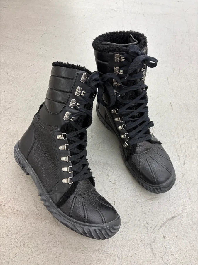 AW2007 Gucci Black Leather Fur-Lined Boots by Frida Giannini hoAHjnR 5
