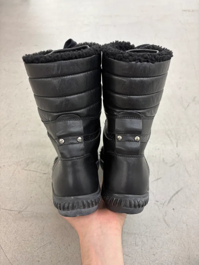 AW2007 Gucci Black Leather Fur-Lined Boots by Frida Giannini hoAHjnR 7
