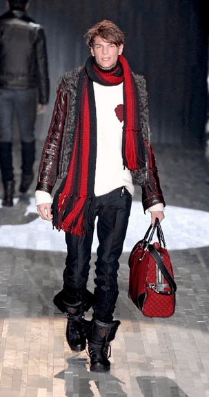 AW2007 Gucci Black Leather Fur-Lined Boots by Frida Giannini hUcXBlw 1