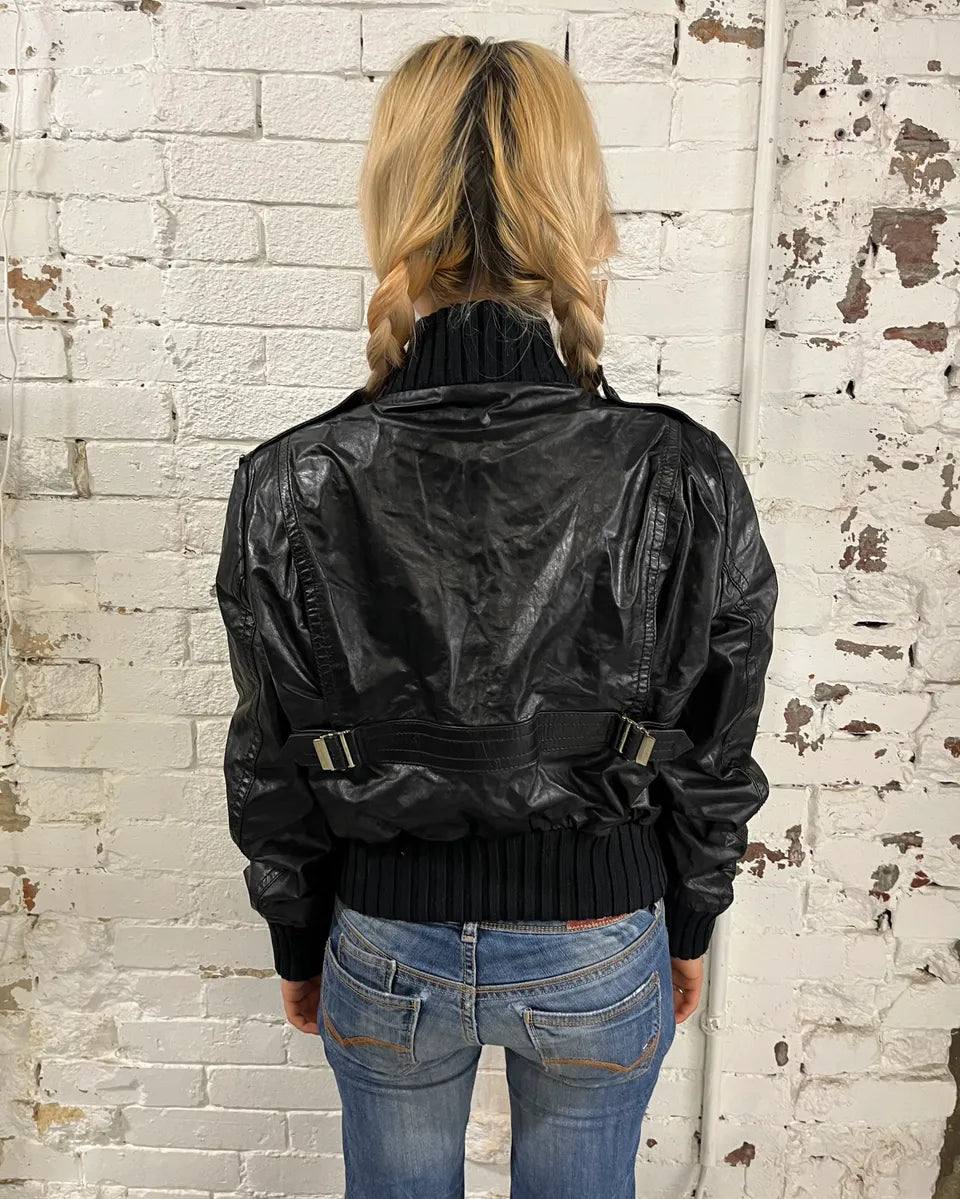 AW2007 Gucci Black Leather Madonna Jacket by Frida Giannini xsjfAkY 2