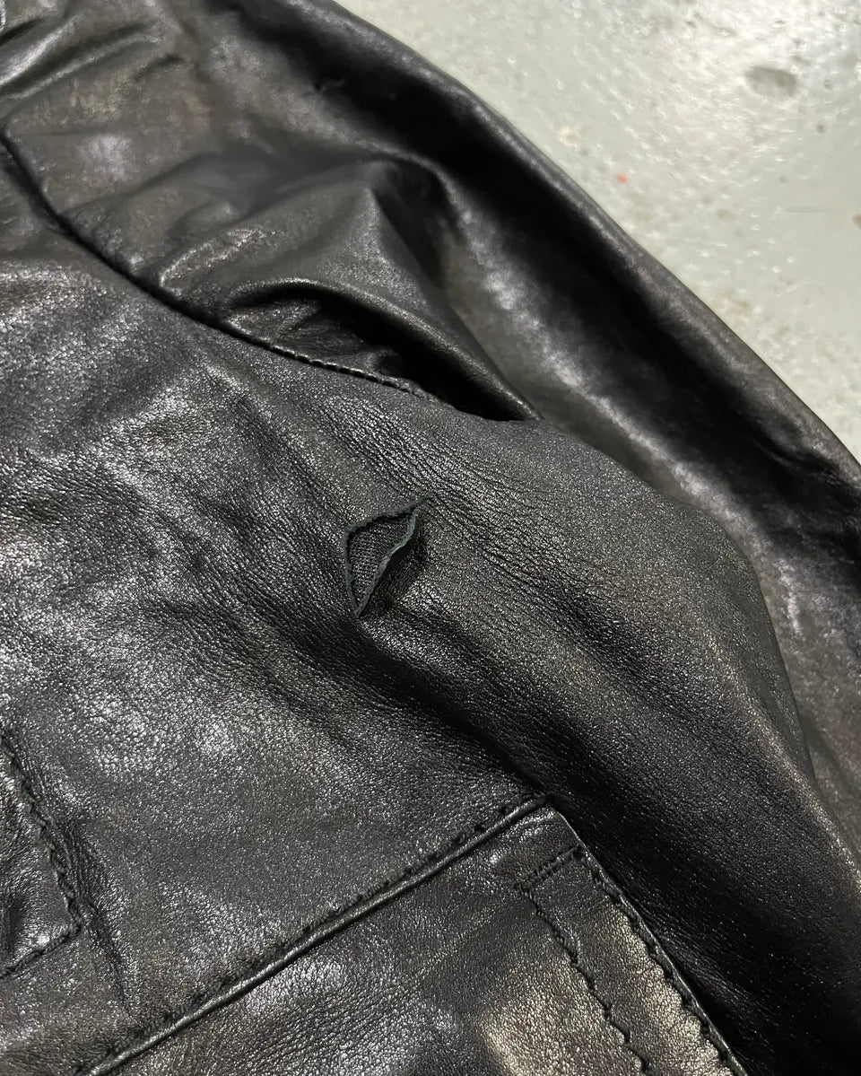 AW2007 Gucci Black Leather Madonna Jacket by Frida Giannini xsjfAkY 6