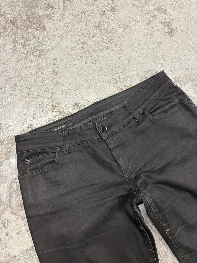AW2007 Gucci Black Slim Jeans fyGBDnB 5