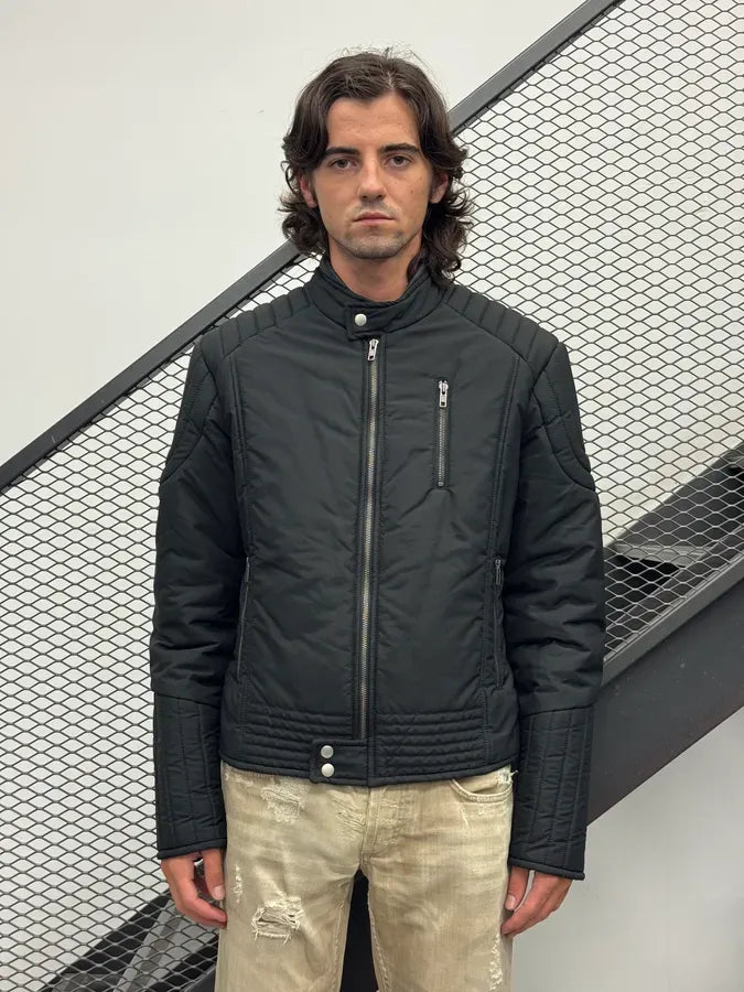 AW2007 Maison Margiela Avant-Garde Quilted Biker Jacket FaJtZBM 1