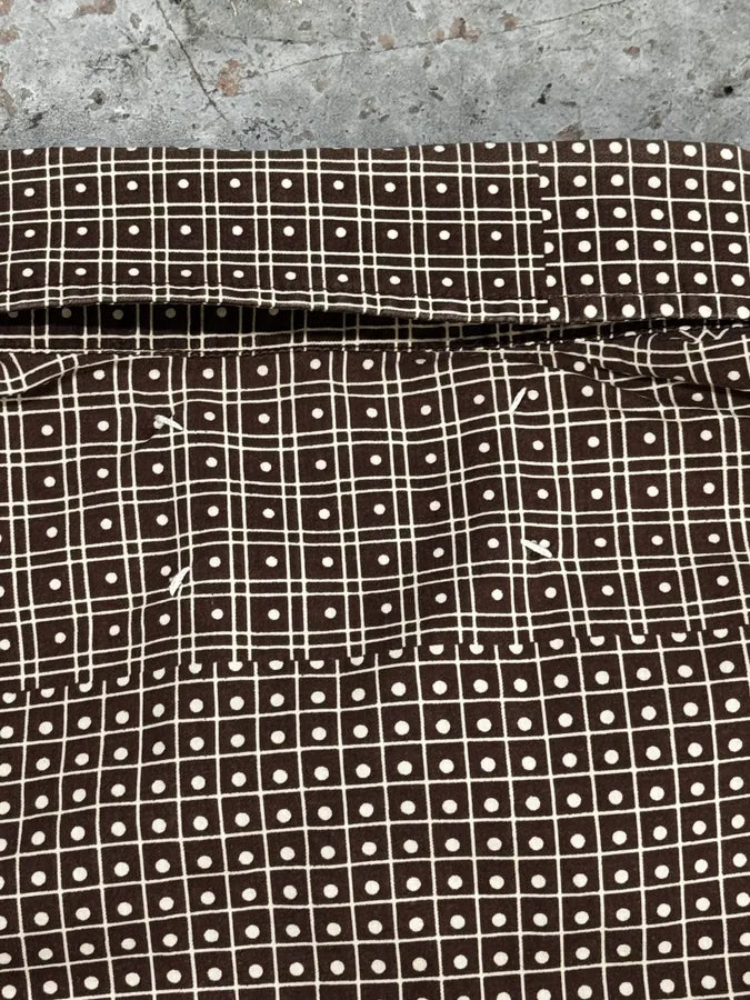 AW2007 Maison Martin Margiela Brown Checkered Shirt kNihHxa 7