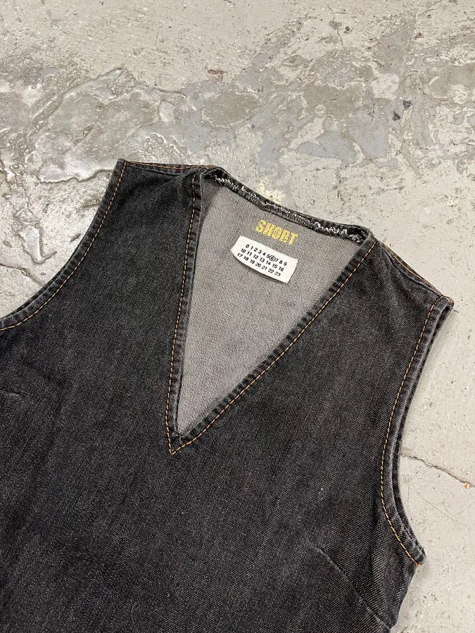 AW2007 Maison Martin Margiela Grey Raw Denim Vest bceSrRI 1