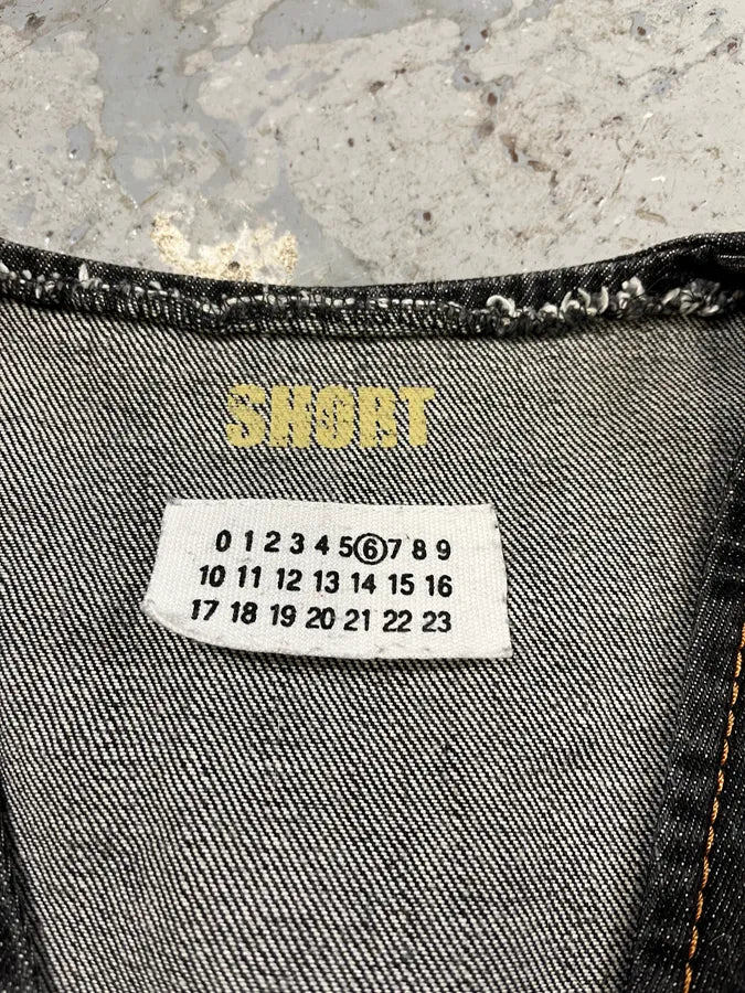 AW2007 Maison Martin Margiela Grey Raw Denim Vest bceSrRI 4