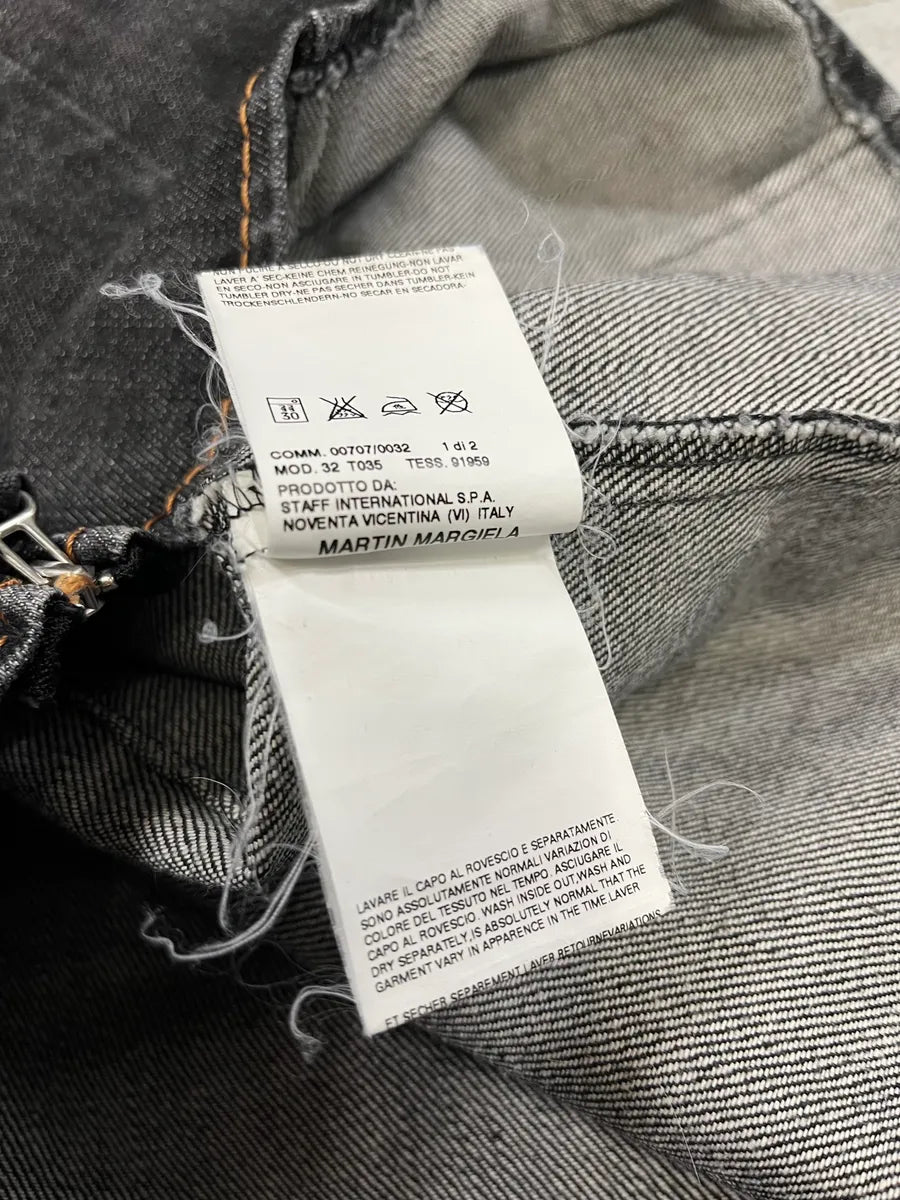 AW2007 Maison Martin Margiela Grey Raw Denim Vest bceSrRI 8