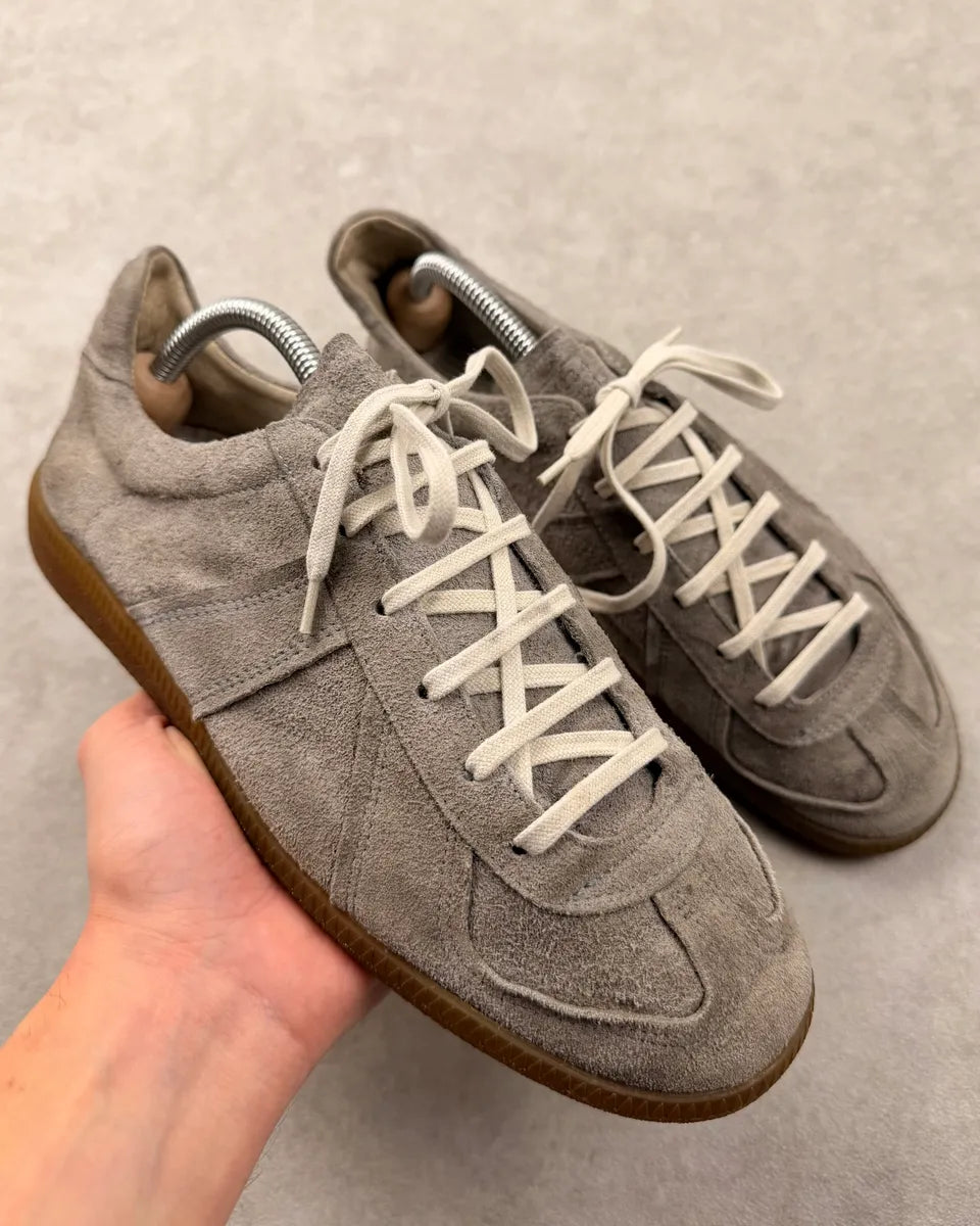 AW2007 Maison Martin Margiela Replica Grey Suede Leather Gats Sneakers VfENngn 0