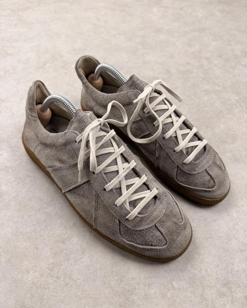 AW2007 Maison Martin Margiela Replica Grey Suede Leather Gats Sneakers VfENngn 1
