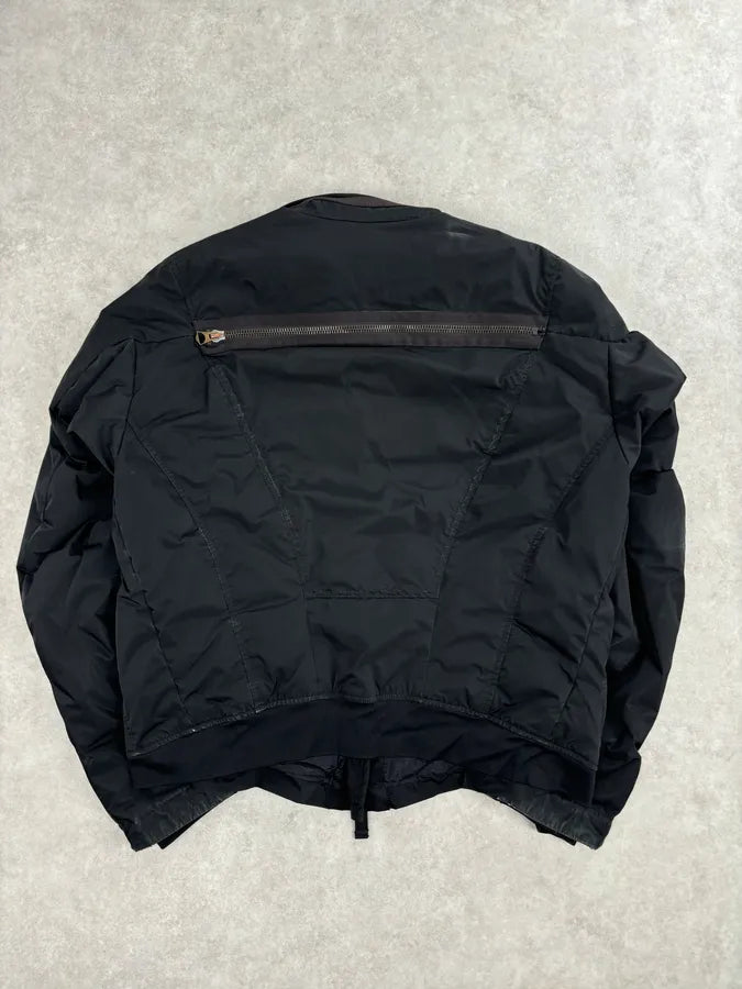 AW2007 Marithé + François Girbaud Black Multi Zips Puffer Jacket oorcNFY 5