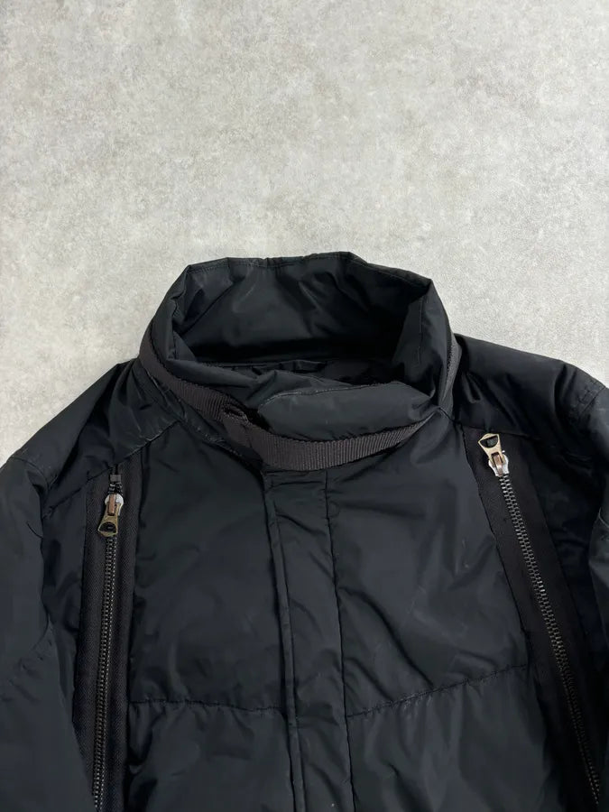 AW2007 Marithé + François Girbaud Black Multi Zips Puffer Jacket oorcNFY 4