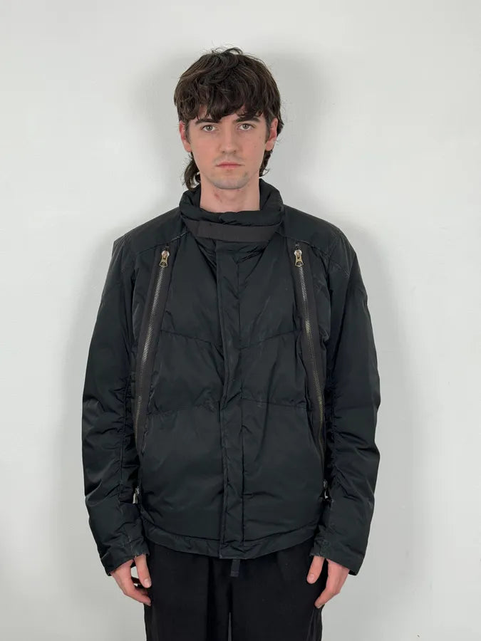AW2007 Marithé + François Girbaud Black Multi Zips Puffer Jacket oorcNFY 2