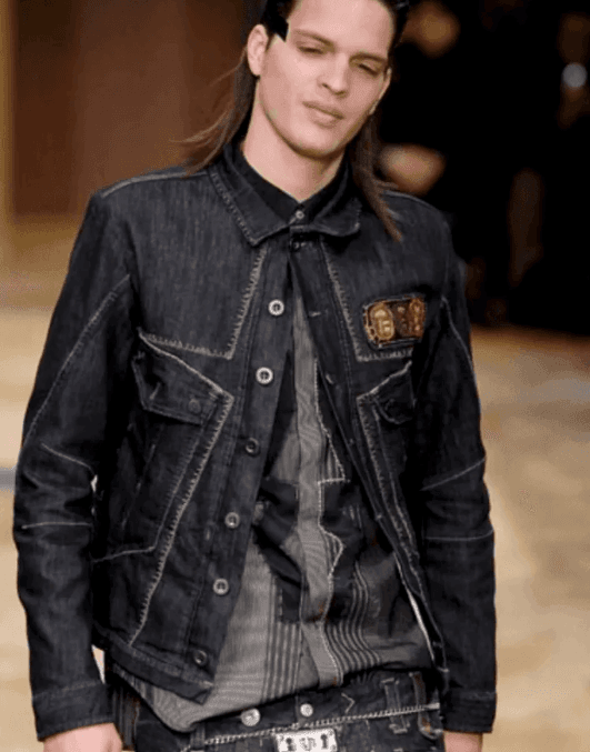 AW2007 Marithé + François Girbaud Patch Blue Denim Jacket LIRAKJK 1