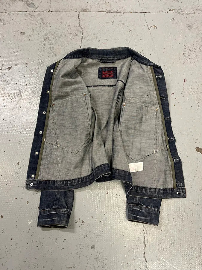 AW2007 Marithé + François Girbaud Patch Blue Denim Jacket LIRAKJK 5