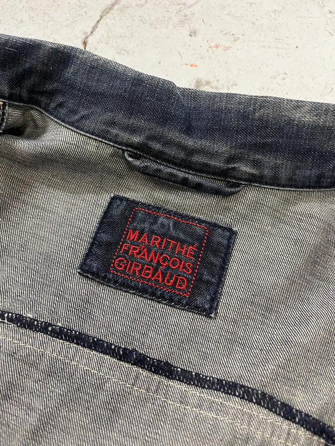 AW2007 Marithé + François Girbaud Patch Blue Denim Jacket LIRAKJK 6