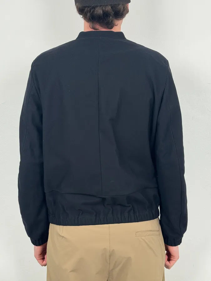 AW2007 Miu Miu Black Nylon Woven Bomber Jacket  aLWfbCn 3