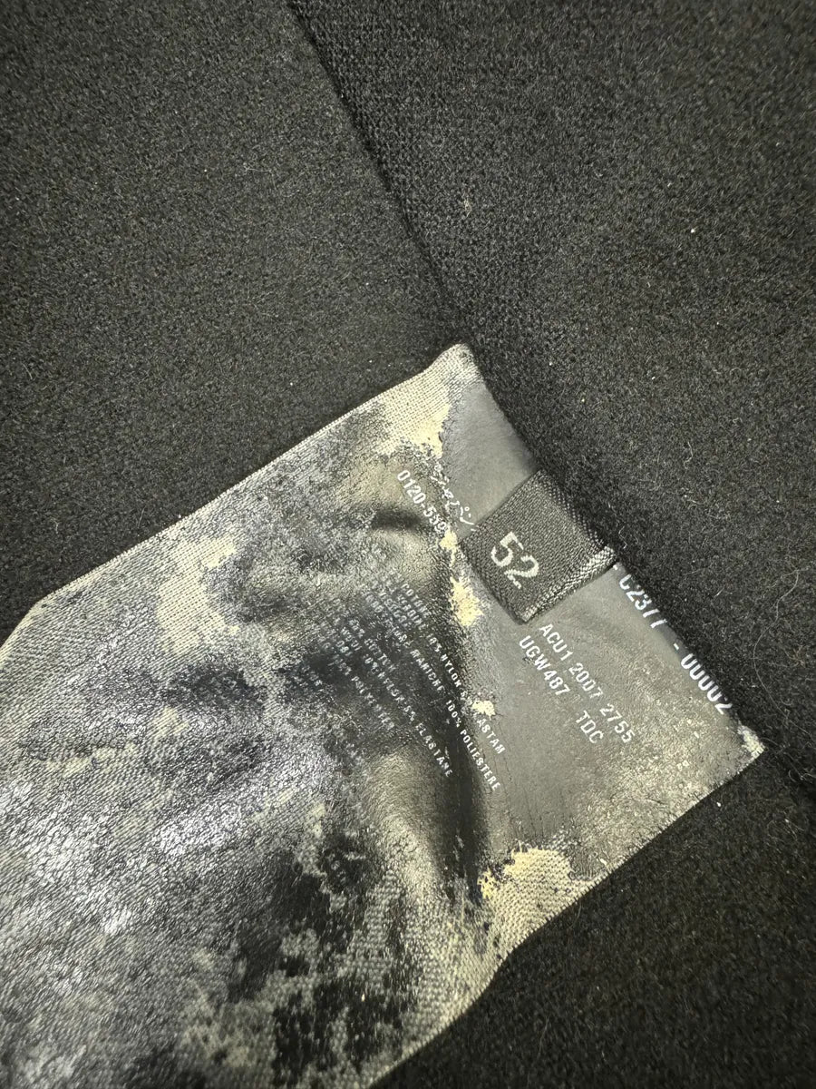 AW2007 Prada Black Imperial Trench Jacket JtPsLzD 10