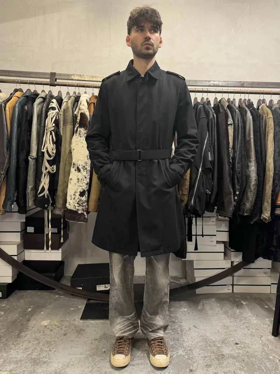 AW2007 Prada Black Imperial Trench Jacket JtPsLzD 2