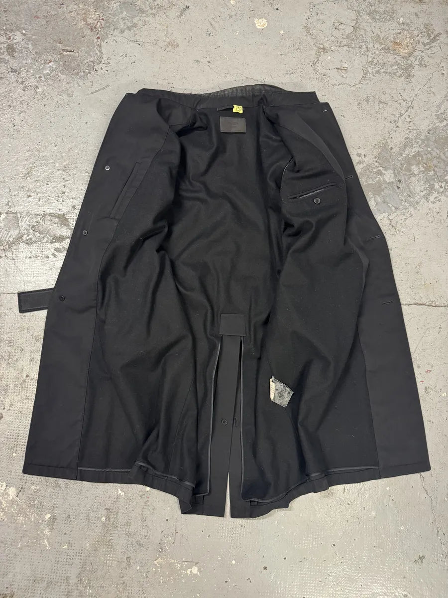 AW2007 Prada Black Imperial Trench Jacket JtPsLzD 8