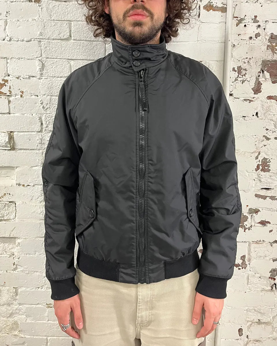 AW2007 Prada Black Linea Rossa Light Nylon Bomber Jacket cceXSbK 1