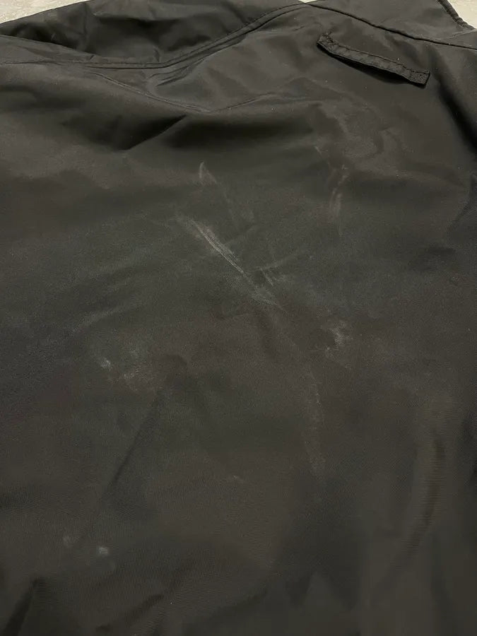 AW2007 Prada Black Linea Rossa Light Nylon Bomber Jacket cceXSbK 8