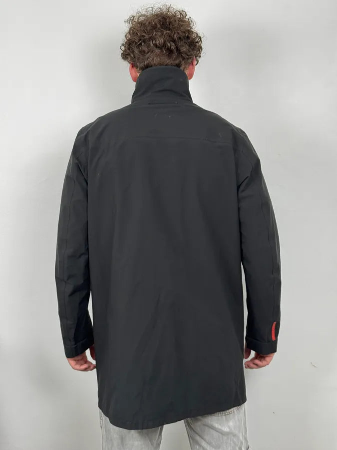 AW2007 Prada Black Minimalist Long Jacket dhMYAZl 2