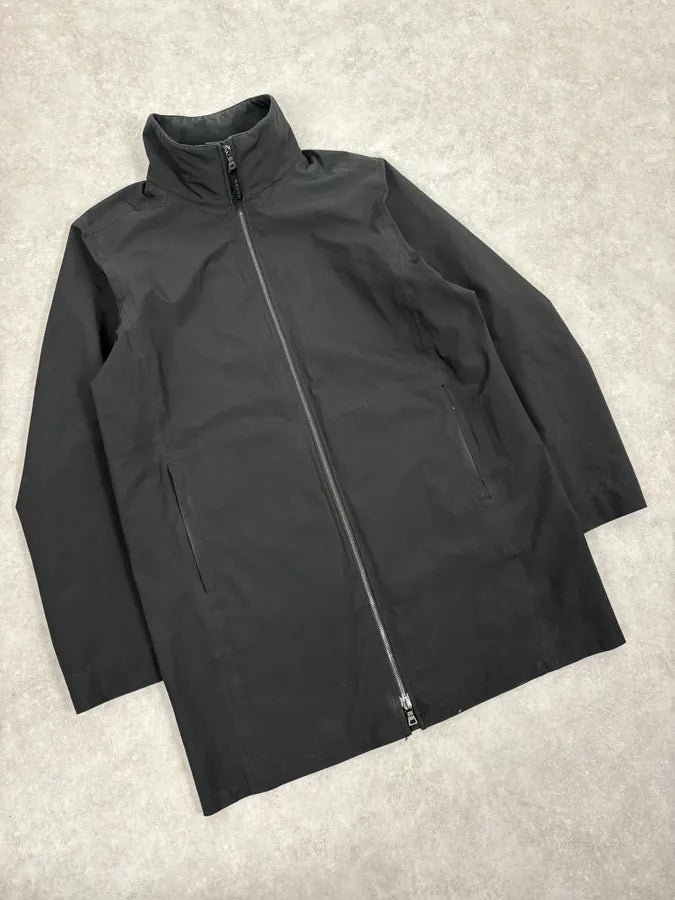 AW2007 Prada Black Minimalist Long Jacket dhMYAZl 3