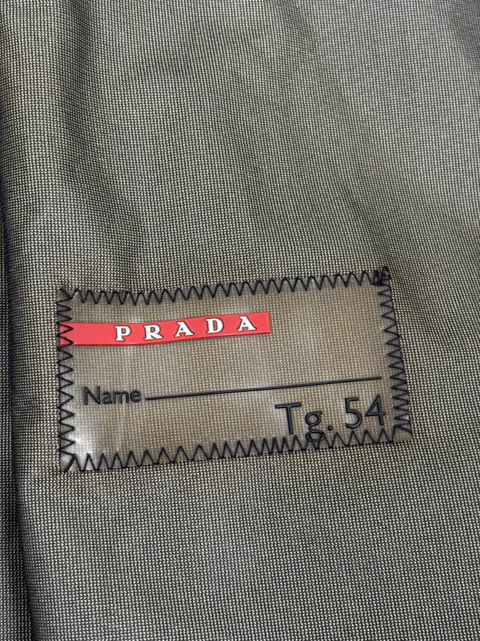 AW2007 Prada Black Minimalist Long Jacket dhMYAZl 8