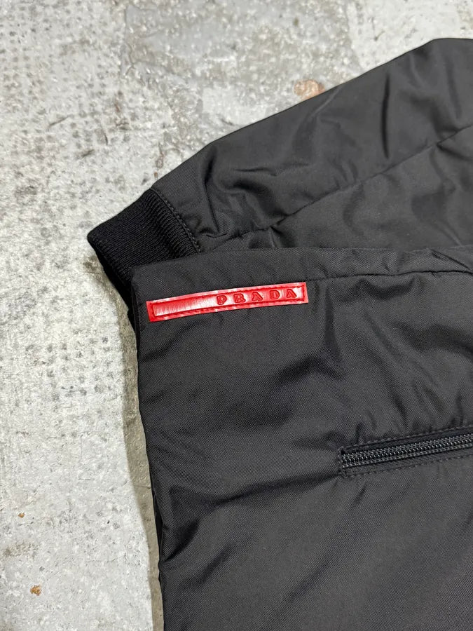 AW2007 Prada Black Nylon Jacket BYgYQRM 4