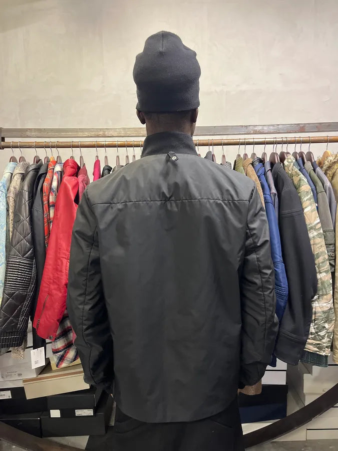 AW2007 Prada Black Nylon Jacket BYgYQRM 8