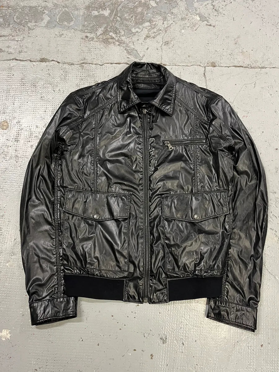 AW2007 Prada Black Nylon Multi-Pocket Light Jacket jxcyKvf 0