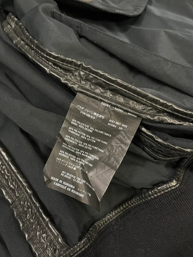 AW2007 Prada Black Nylon Multi-Pocket Light Jacket jxcyKvf 10