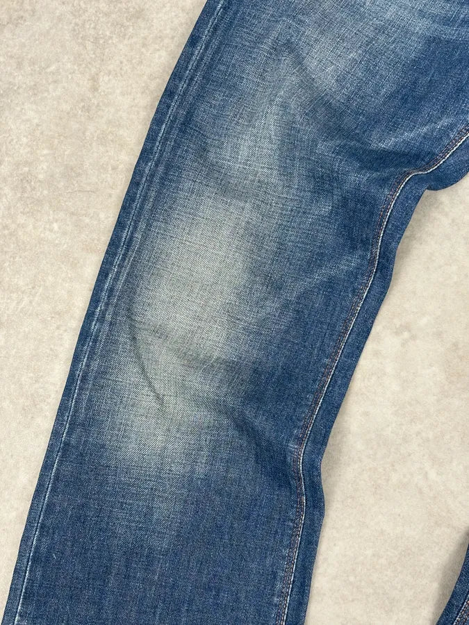 AW2007 Prada Faded Blue Straight Denim Jeans ettmWeT 9