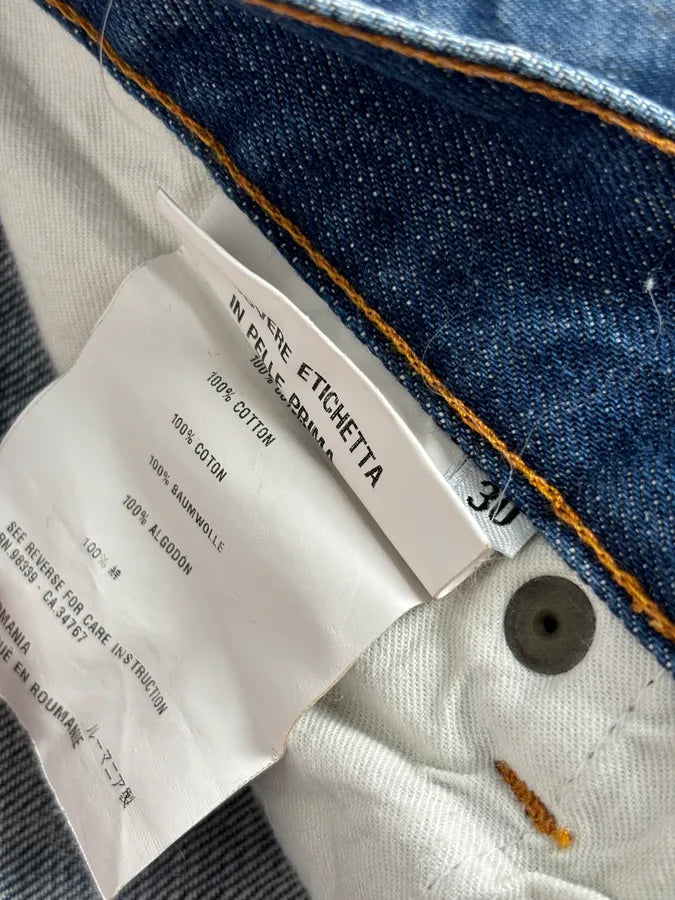AW2007 Prada Faded Blue Straight Denim Jeans ettmWeT 13