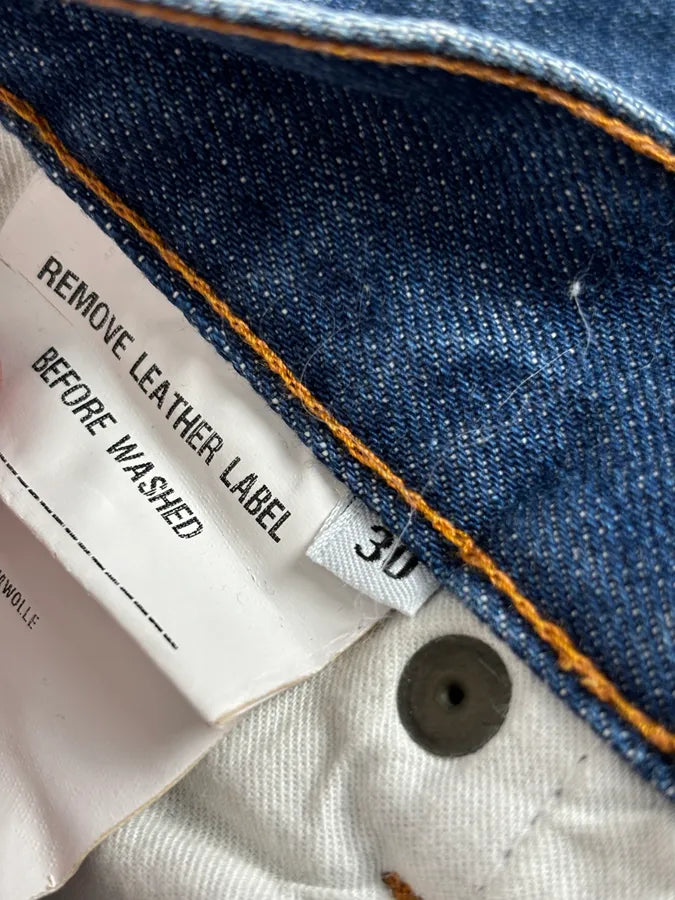 AW2007 Prada Faded Blue Straight Denim Jeans ettmWeT 12