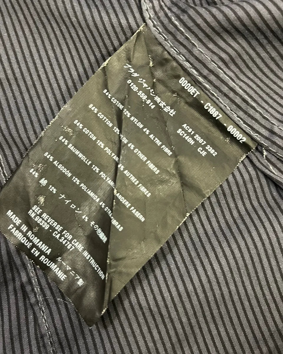 AW2007 Prada Grey Striped Shirt  VLVCXCO 9