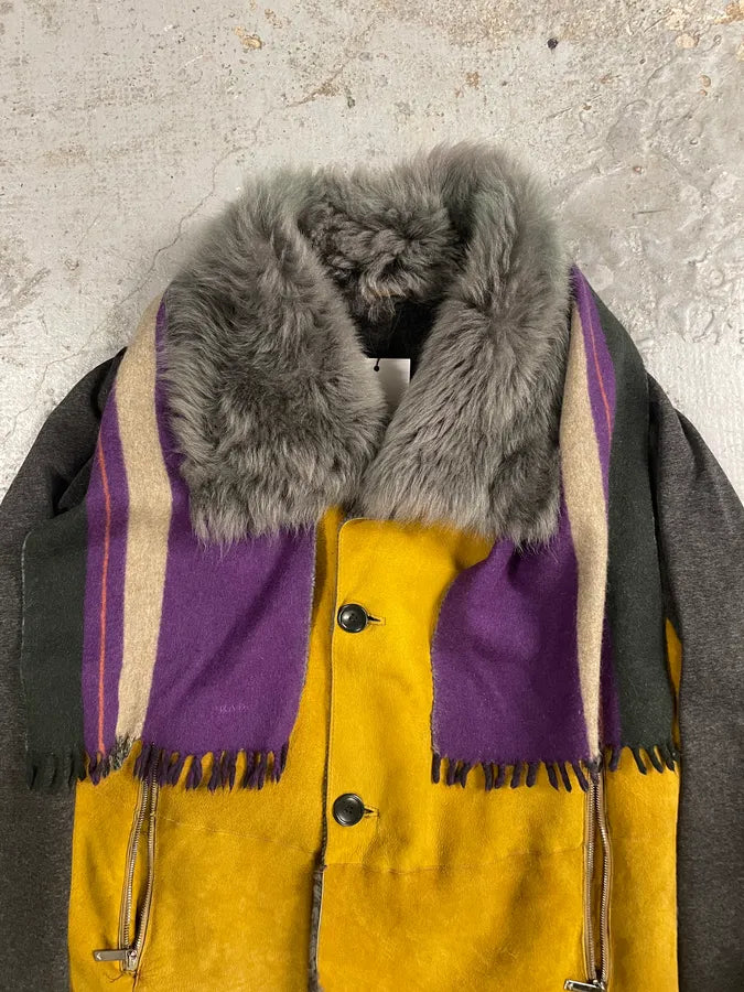 AW2007 Prada Multicolored Cashmere Scarf (OS) 2