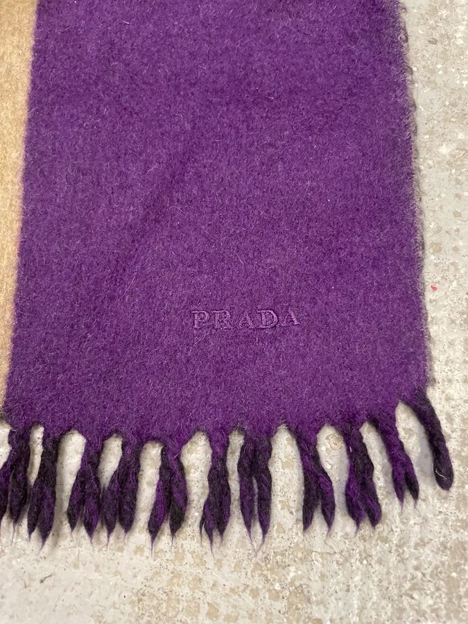 AW2007 Prada Multicolored Cashmere Scarf (OS) 6