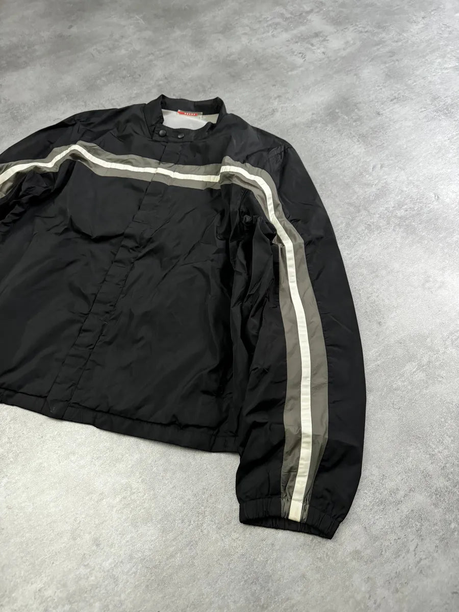 AW2007 Prada Nylon Light Black Windbreaker (L) 10