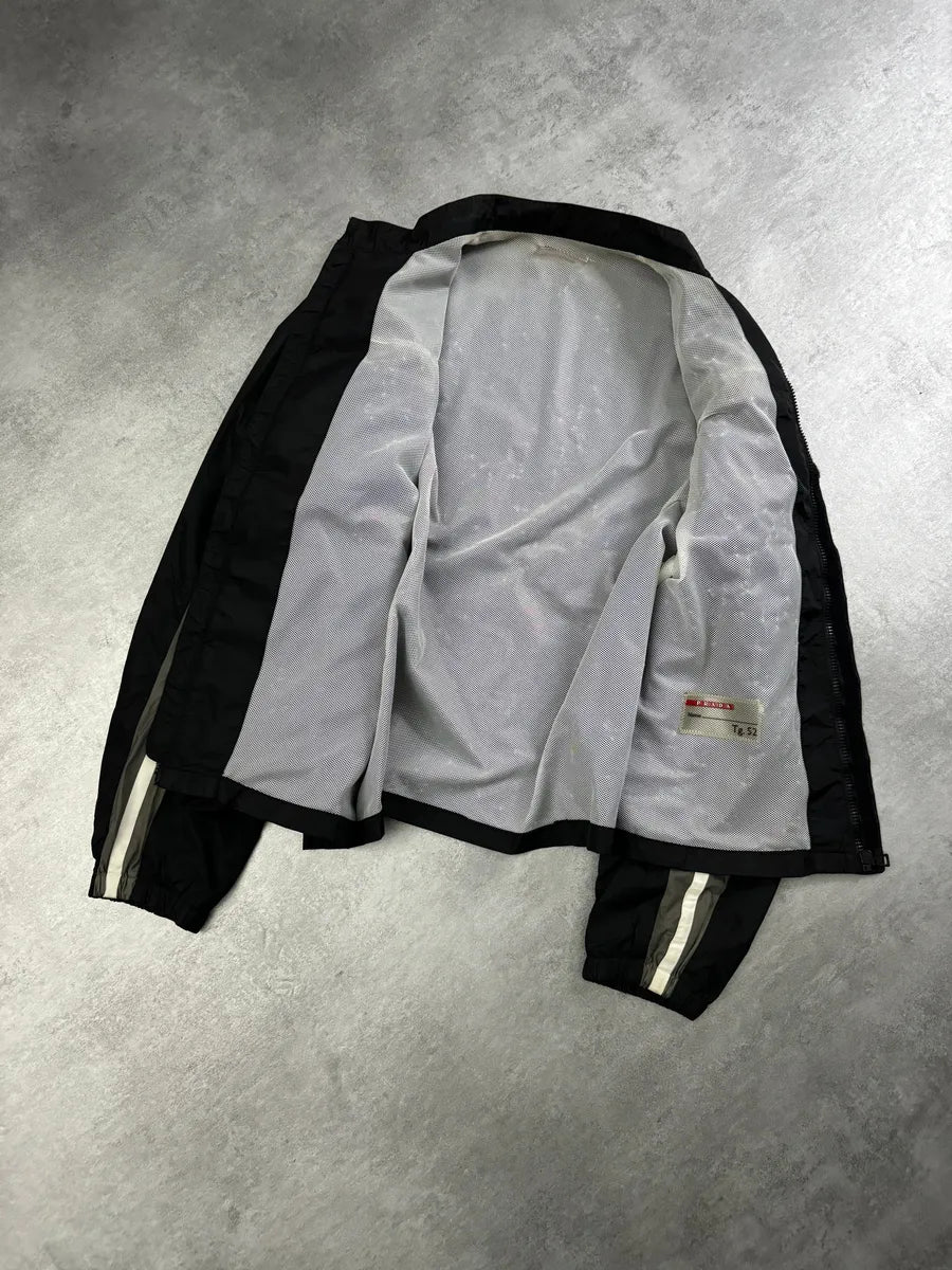 AW2007 Prada Nylon Light Black Windbreaker (L) 2