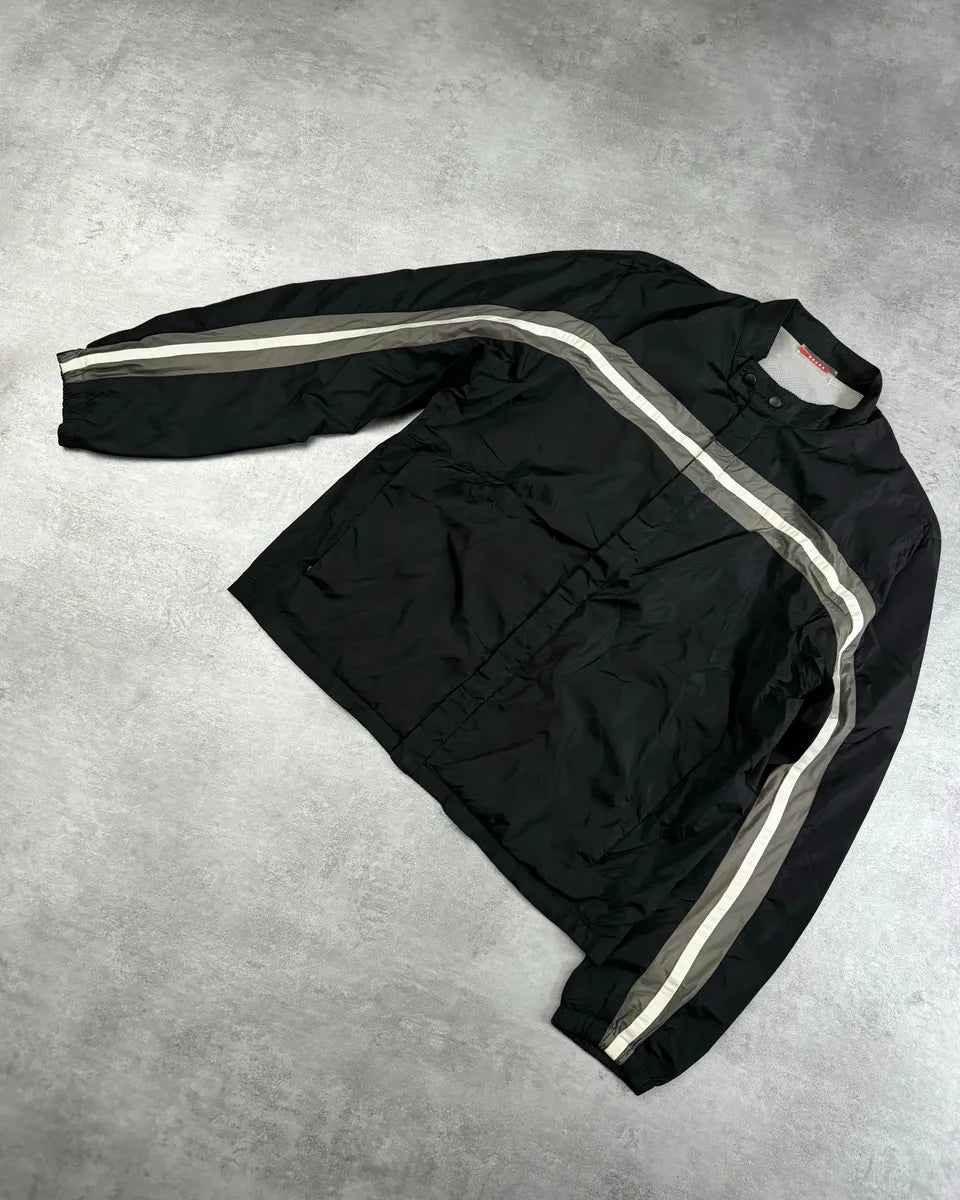 AW2007 Prada Nylon Light Black Windbreaker (L) 3