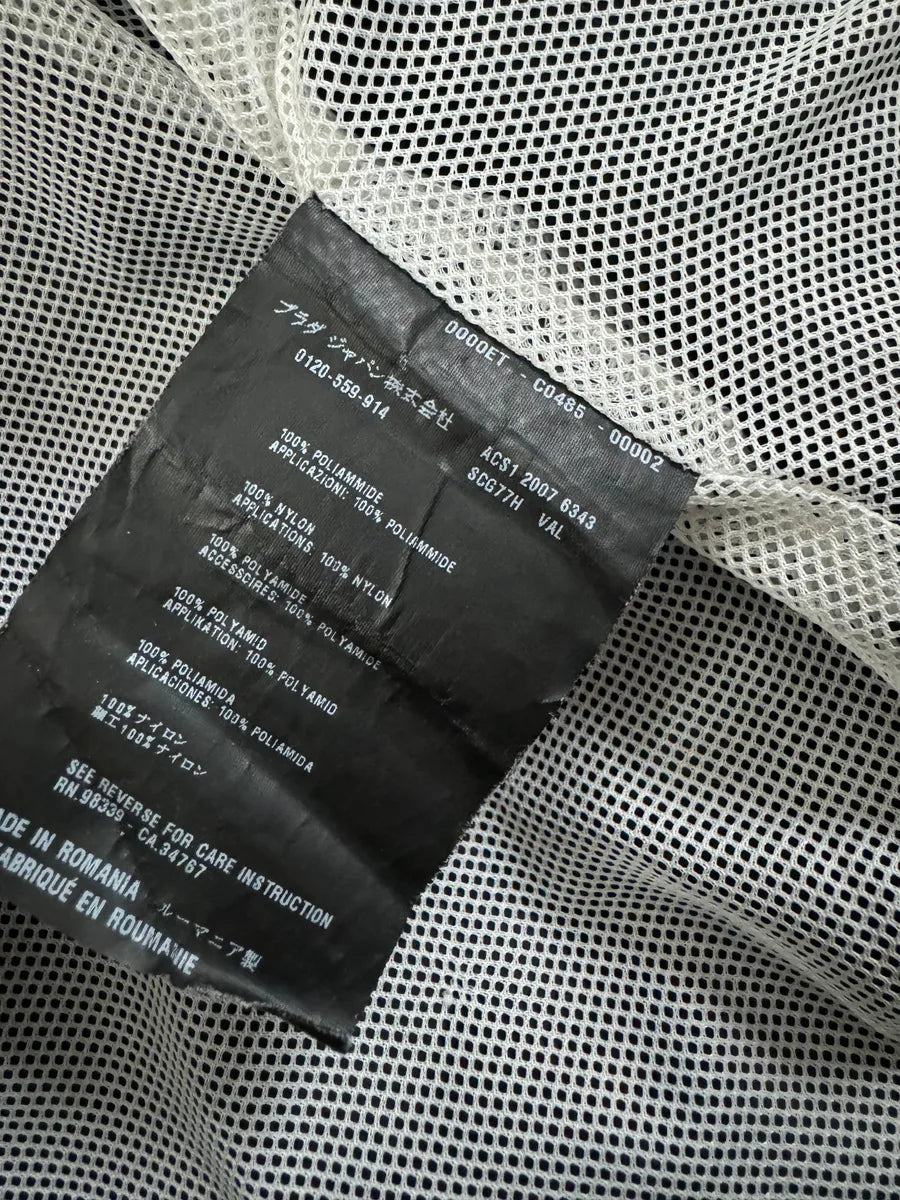 AW2007 Prada Nylon Light Black Windbreaker (L) 4