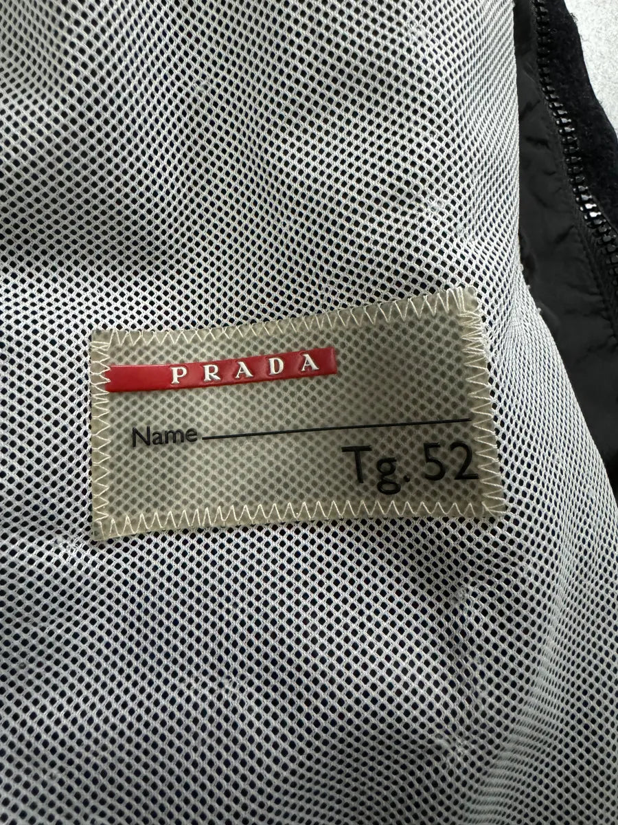 AW2007 Prada Nylon Light Black Windbreaker (L) 5