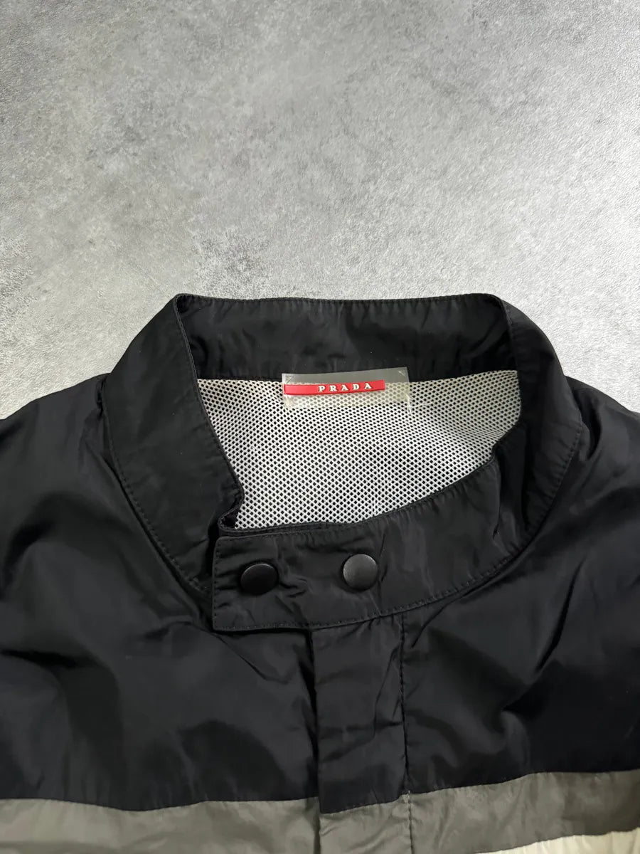 AW2007 Prada Nylon Light Black Windbreaker (L) 9