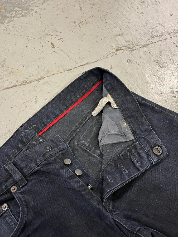 AW2007 Prada Slim Navy Jeans  AfVUMQZ 10