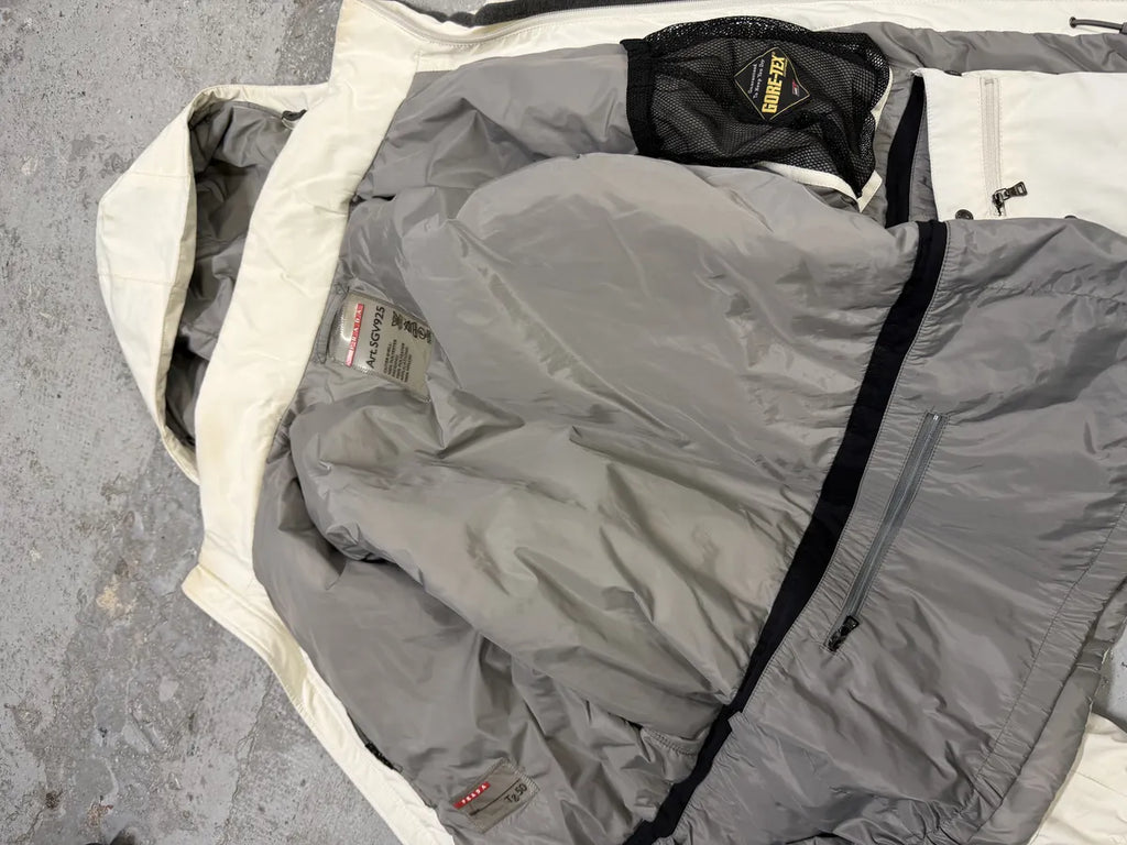 AW2007 Prada White Linea Rossa Ski Hooded Jacket IiaisXK 15