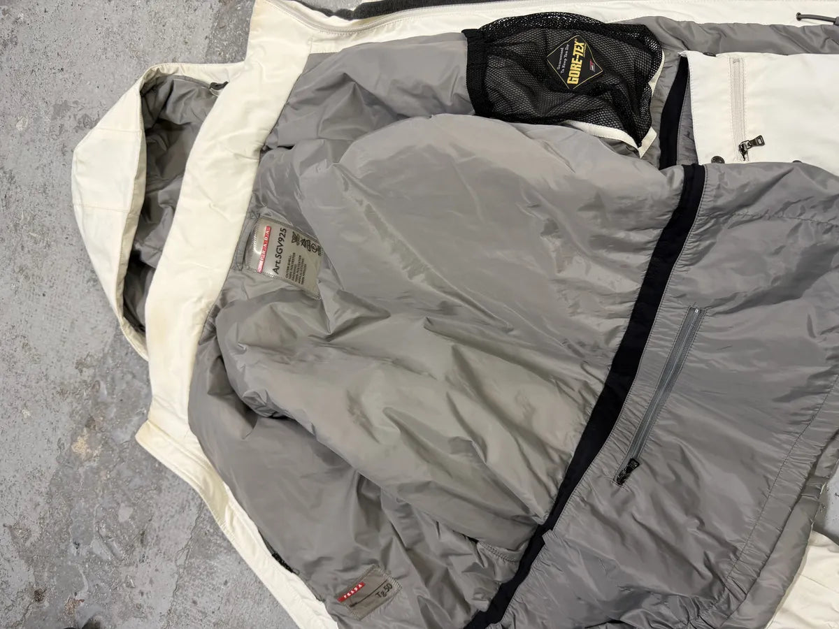 AW2007 Prada White Linea Rossa Ski Hooded Jacket IiaisXK 15