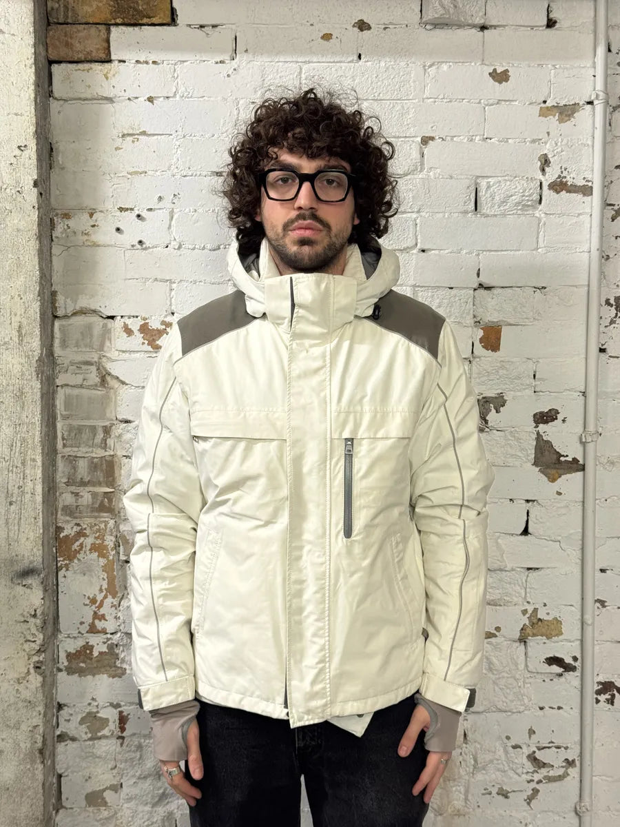 AW2007 Prada White Linea Rossa Ski Hooded Jacket IiaisXK 2