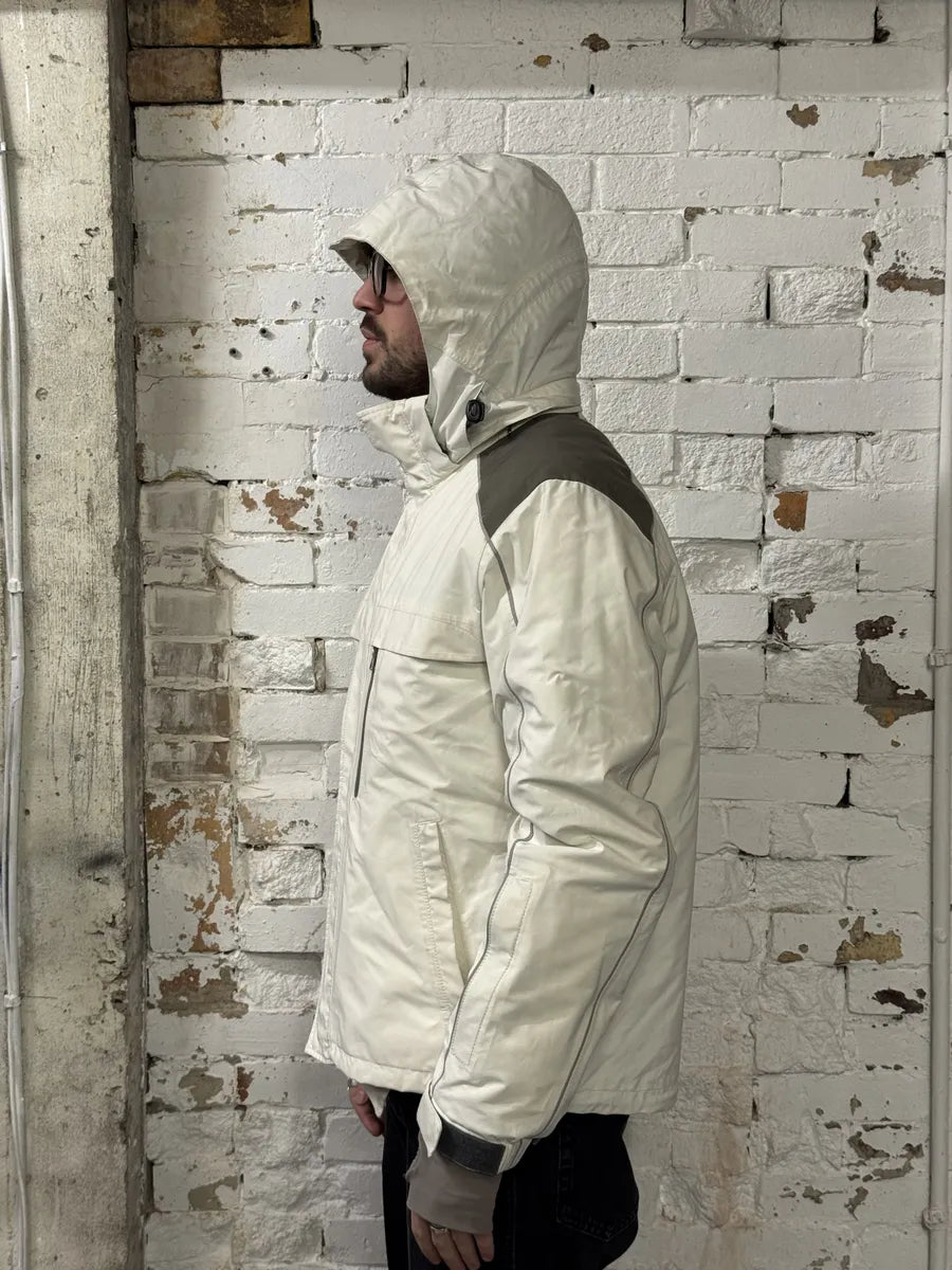 AW2007 Prada White Linea Rossa Ski Hooded Jacket IiaisXK 3